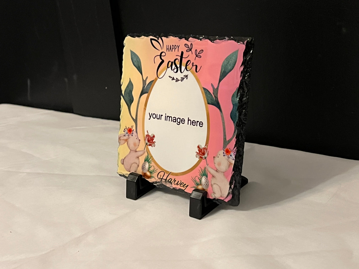 Ombré Easter Bordered Slate