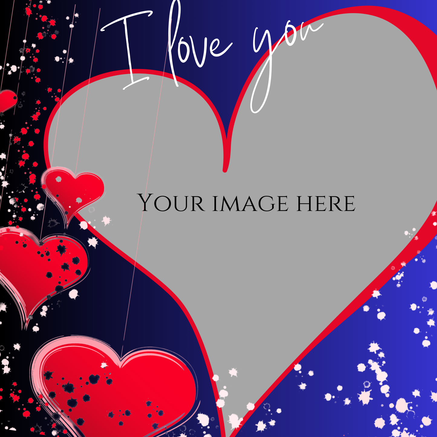 Heart Bordered Slate
